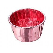 Паперові форми рожевий металік 50 шт